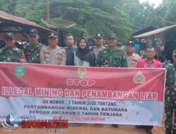 Polisi dan Forkopimcam Tegaskan Tambang Ilegal Hutabargot Harus Segera di Tutup.