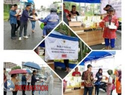 Pegawai kantor  Imigrasi  TPI Pati  Bagikan  Ratusan Nasi box di  Pengguna Jalan .