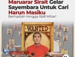 Maruarar Tantang Publik Tangkap Harun Masiku