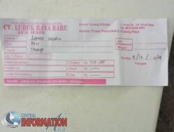 CV.Lubuk Raya Baru Kantor Pusat Pekanbaru Kubang Raya Cabang Sibolga Jalan Horas Winda Zsga.