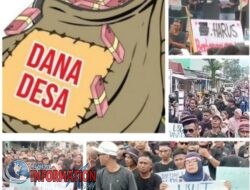 Ratusan Masyarakat Desa Bentar, kecamatan Salem, Kabupaten Brebes Melakukan “Aksi Damai” di Kantor Desa