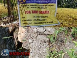 Proyek P3A Tani Sahata di Desa Bangun Sejati di Duga Sarat Korupsi, Warga Mengeluh.