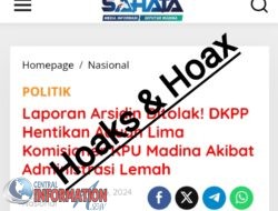 Sebar Berita Hoax dan Media Tanpa Legalitas, Ahli Pers Dewan Pers: Polisi Dapat Melakukan Tindakan