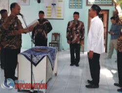 Satu Anggota BPD PAW 2024 Desa Tawangrejo Resmi dilantik Camat Winong