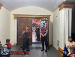 Personil Polres Sibolga Melaksanakan Pengamanan Natal Di Gereja