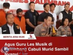 Agus Guru Les Musik di Palembang Cabuli Murid Sambil Nyani