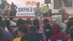 POLSEK UKUI HADIRI GELAR KARYA PROYEK PENGUATAN PROFIL  PELAJAR PANCASILA(P 5) DI SMPN 2 UKUI PELALAWAN RIAU