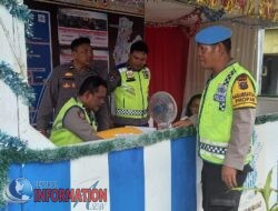 Satgas  Propam Iptu Haposan Siallagan laksanakan Pengecekan Personil Pos Pam dan Pos Yan