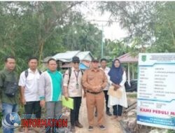 Pemerintah Desa Sungai Intan Lakukan Monitoring dan Evaluasi Pembangunan Fisik di Beberapa Dusun