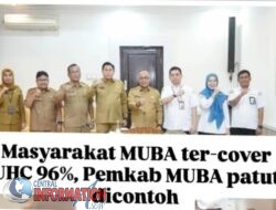 Penjabat (Pj) Bupati Muba H Sandi Fahlepi melalui Sekretaris Daerah Muba H