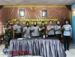 Lapas Perempuan Kelas IIA Pekanbaru Gelar Razia Kamar Penghuni Warga Binaan Bersama APH.