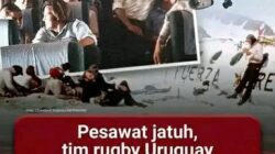 Diduga Pesawat Uruguay Terdampar di Kutub es, secarik kertas yang tampaknya terbawa Angin