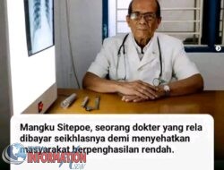 DR. SITEPU DOKTER YANG RELA DIBAYAR SEIKHLASNYA