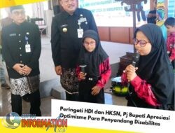 Peringati HDI dan HKSN, Pj Bupati Bangkitkan Optimisme  Para Penyandang Disabilitas