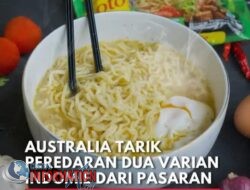 Indonesia Tarik edar 2 Varian Mie Indonesia ,diantaranya  Indomie Rasa Soto Mie