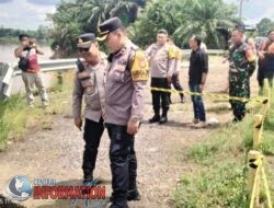 KAPOLRES MUBA TINJAU JALAN LONSOR DI RUAS JALAN NASIONAL SEKAYU – LUBUK LINGGAU