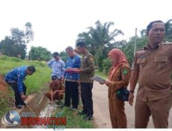 CAMAT SUNGAI LILIM RAMPUNGKAN MONEV PEMBANGUNAN FISIK DANA DESA.