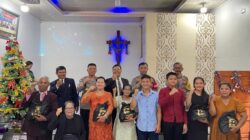 Minggu Kasih Polres Sibolga, Sambangi Gereja GPI Sidang Ketapang Sibolga