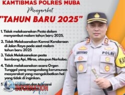 KAPORES MUBA MEMBERI HIMBAUAN UNTUK MENYAMBUT TAHUN BARU 2025.