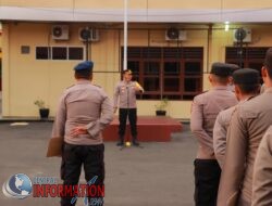 Apel Persiapan Pengamanan Ibadah Malam Natal 2024, Polres Sibolga Amankan 14 Gereja Prioritas