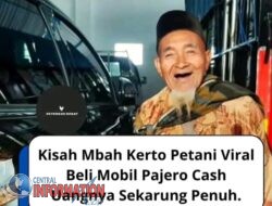 Mbah Kerto, Petani Viral asal Lumajang , beli Pajero cash dengan uang satu karung