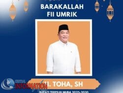 Barakalllah fii umrik Bupati kami Bapak H. Toha, SH.