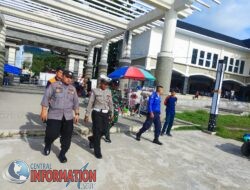 Libur Pasca Tahun Baru, Personil Pos Pam, Laksanakan Patroli Dialogis Di Objek Wisata Pelabuhan Lama