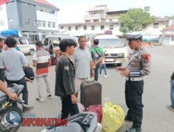 Patroli Dialogis dan Laksanakan Gatur Dijalan, Personil Pos Yan Terminal Sibolga Turun Kejalan