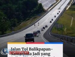 Tol Samarinda membentang 95 ,35 KM  paling Sepi di Indonesia