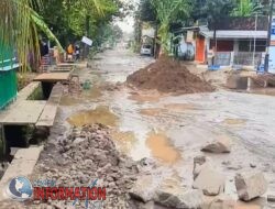 Kesal.. Masyarakat Dukuhseti Tutup Jalan dan Tanam Pohon Pisang di Tengah Jalan