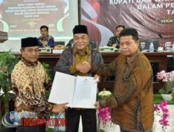 KPU Muba Resmi Tetapkan Toha – Rohman Bupati dan Wakil Bupati Terpilih 2025-2030
