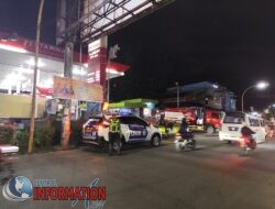 Satuan Lalu Lintas Polres Sibolga, Laksanakan Patroli Blue Light, Cegah Kejahatan Jalanan