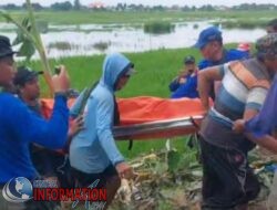 Proses pencarian korban tenggelam di Waduk Joto, Desa Geminingrejo, Kecamatan Tikung, di hari kedua, akhirnya membuahkan hasil.