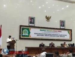 DPRD Inhil Gelar Paripurna Penetapan Paslon Bupati dan Wakil Bupati Inhil Terpilih…