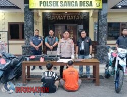 Pelaku Curanmor Berhasil Diringkus Polsek Sanga Desa