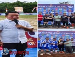 H Husni Tamrin Buka Turnamen Sepak Bola IPKPB Cup I, Laga Trofeo Sukseskan Pembukaan