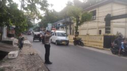 Personil Polres Sibolga, Setiap Pagi Urai Padat Arus Lalu Lintas Pagi Hari