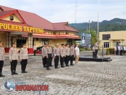 Pimpin Apel Perdana Polres Tapteng, AKBP Wahyu ; Jangan Sakiti Hati Masyarakat