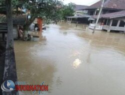Air Sungai Meluap, Puluhan Rumah di Kertajaya Kecamatan Sungai Keruh Muba Terendam