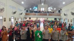 Polres Sibolga Laksanakan Minggu Kasih Di Gereja Katholik Ketapang Sibolga, Berikan Himbauan Kamtibmas