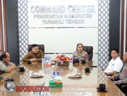 Jalin Sinergitas, Kapolres Tapteng AKBP Wahyu Endrajaya Silaturahmi Dengan Pemkab Tapteng