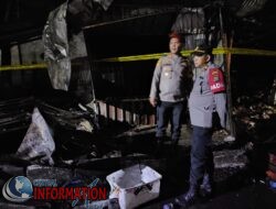 Kebakaran Melanda Pelataran Pedagang Dan Rumah Warga di Pasar Sibolga Nauli Sibolga
