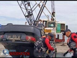 Penemuan Mobil Brigjen TNI Purn Hendrawan di Perairan Marunda Jakut, Diangkat Pakai Crane