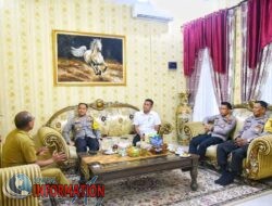Pj. Bupati Tapteng Sambut Kunjungan Silaturahmi Kapolres Tapteng