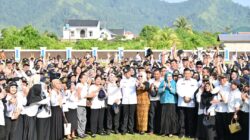 Pj. Bupati Tapteng Pimpin Apel Pagi Gabungan Luar biasa ASN Tapteng