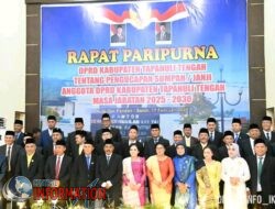 Pelantikan Anggota DPRD Kabupaten Tapanuli Tengah Masa Jabatan 2025-2030