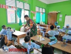 Anggota Koramil 401-03/Sekayu melaksanakan monitoring Kegiatan MBG (Makan Bergizi Gratis