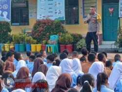 Polsek Rumbai Gelar Goes To School Sosialisasi Bahaya Narkoba Di SMPN 29 Pekanbaru