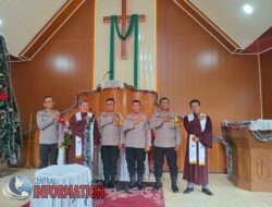 Polres Sibolga, Laksanakan Minggu Kasih, Sambangi Gereja GKPI Sibolga