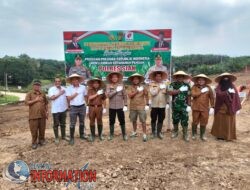 Tanam Jagung di Lahan PT AIP, Kapolres Siak, Upaya Dukung Pemerintah Wujudkan Swasembada Pangan.